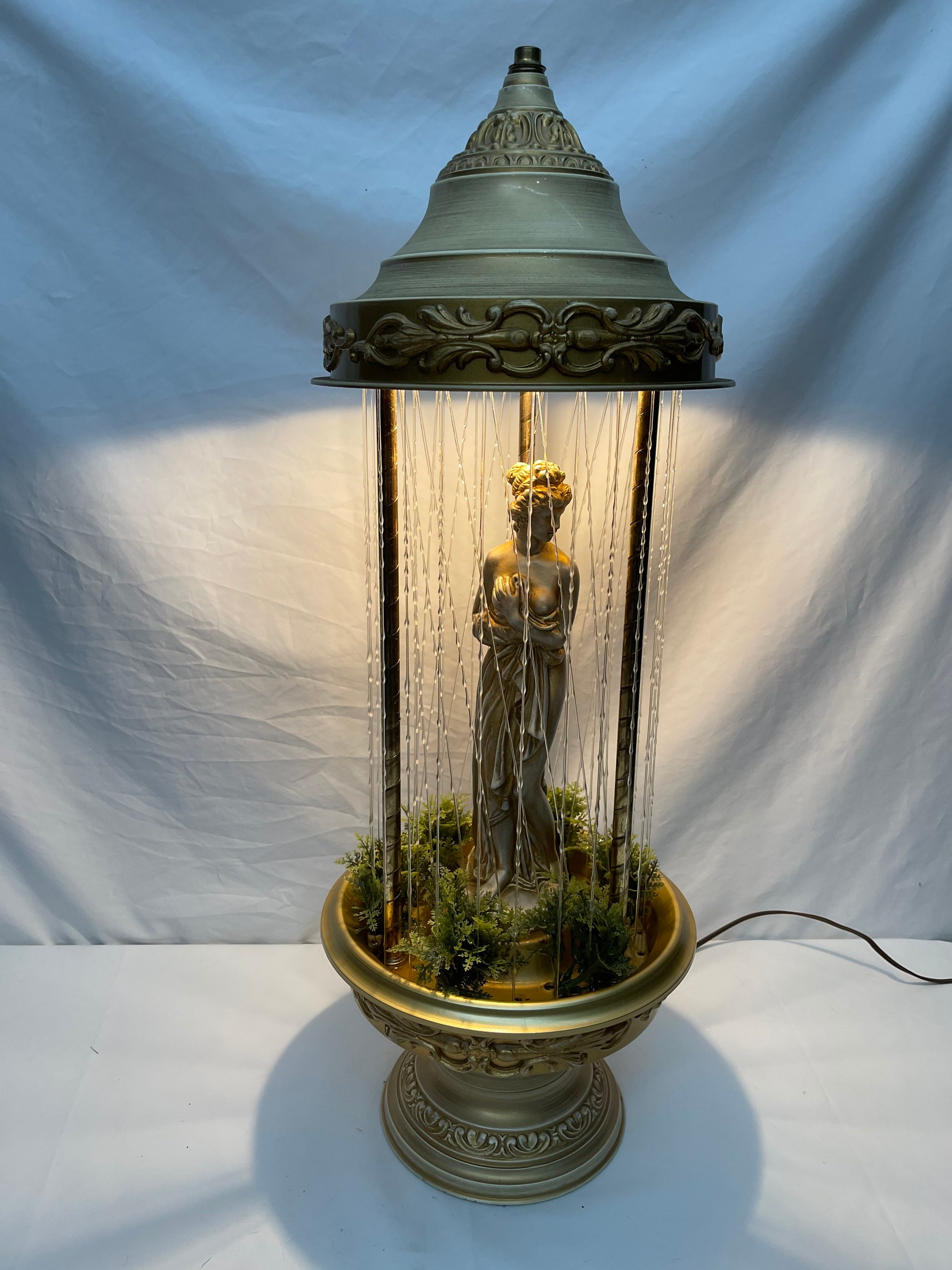 Greek goddess oil lamp deals
