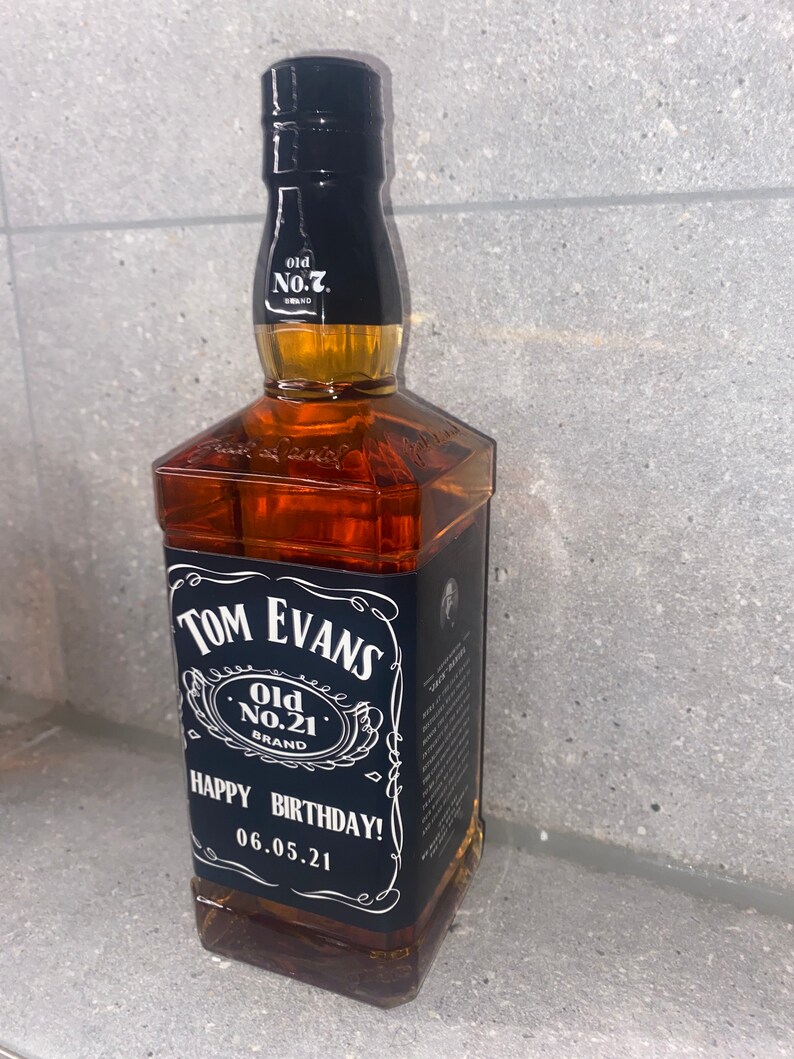 Personalised Jack Daniels Label to Fit 700ml/750ml/1l Bottles Etsy UK