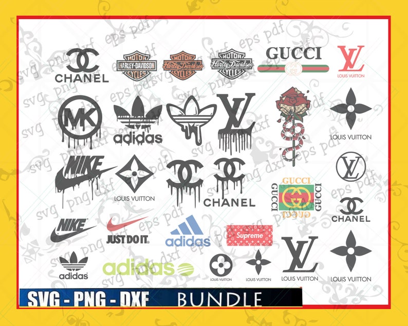 Download Fashion Brand Logo Svg Bundle Fashion Brand Svg Brand Logo Etsy
