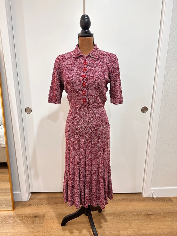 1930’s Boucle Knit Dress