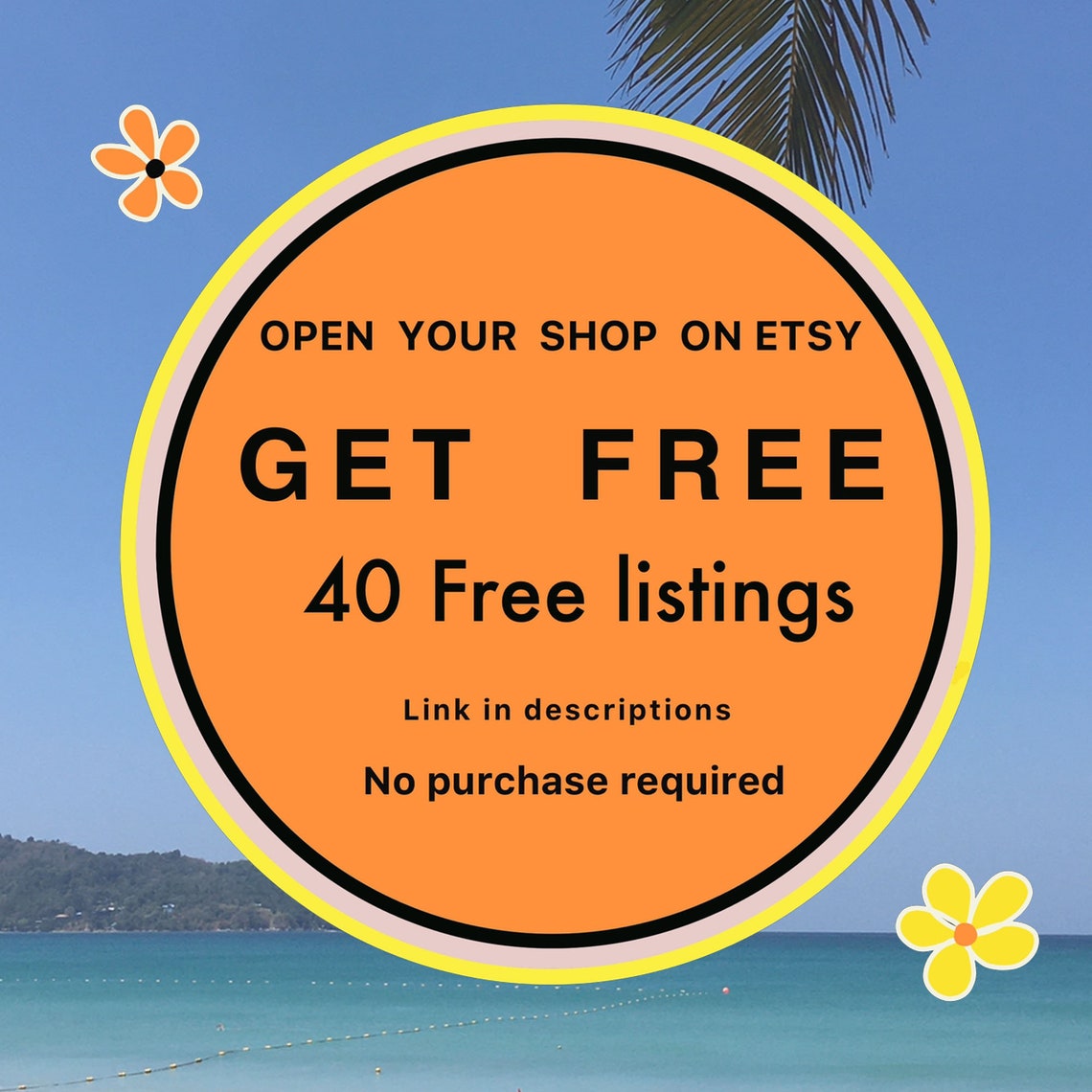 Etsy 40 Free Listings open Your Shop on Etsy Today and Get 40 Etsy