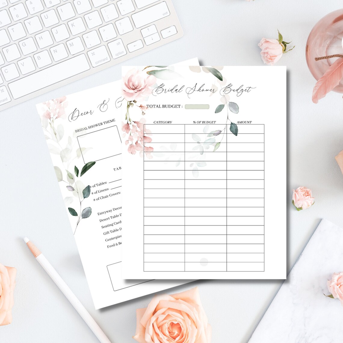 Bridal Shower Planner Bridal Shower Checklist Maid of Honor Etsy