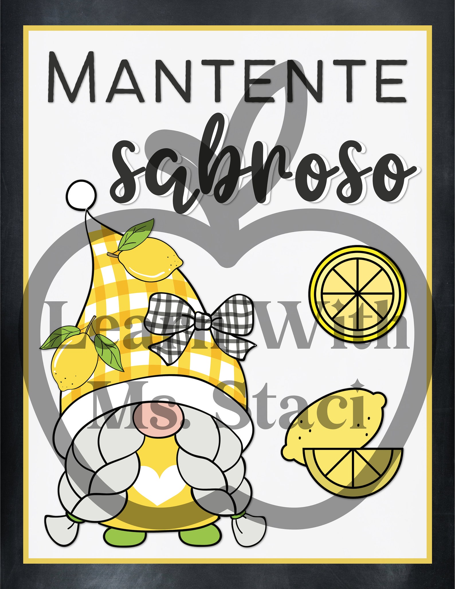 Gnome Positive Posters SPANISH gnomo Positivo Pósters Etsy