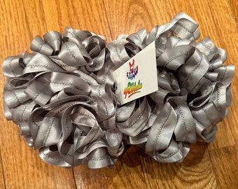 Silver Ruffle Socks