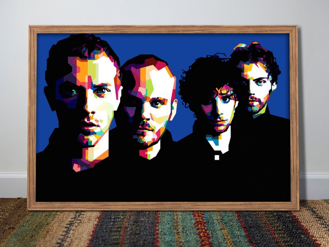 Coldplay poster Coldplay art print Coldplay wall poster | Etsy