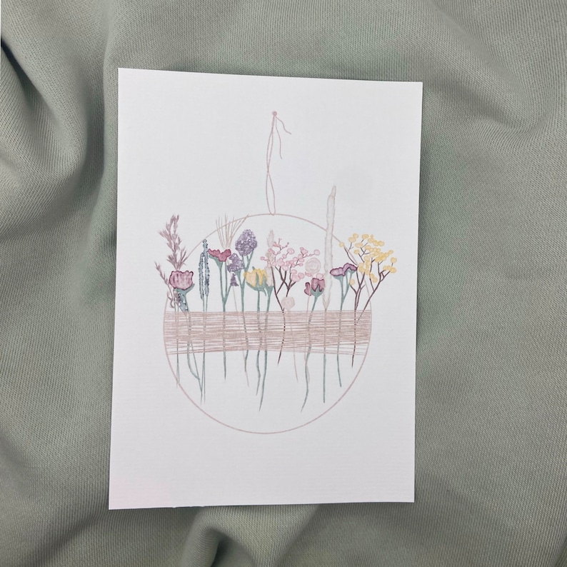 Card “Dried flower wreath” image 1