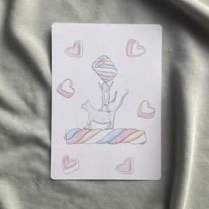 Carte chats mignons
