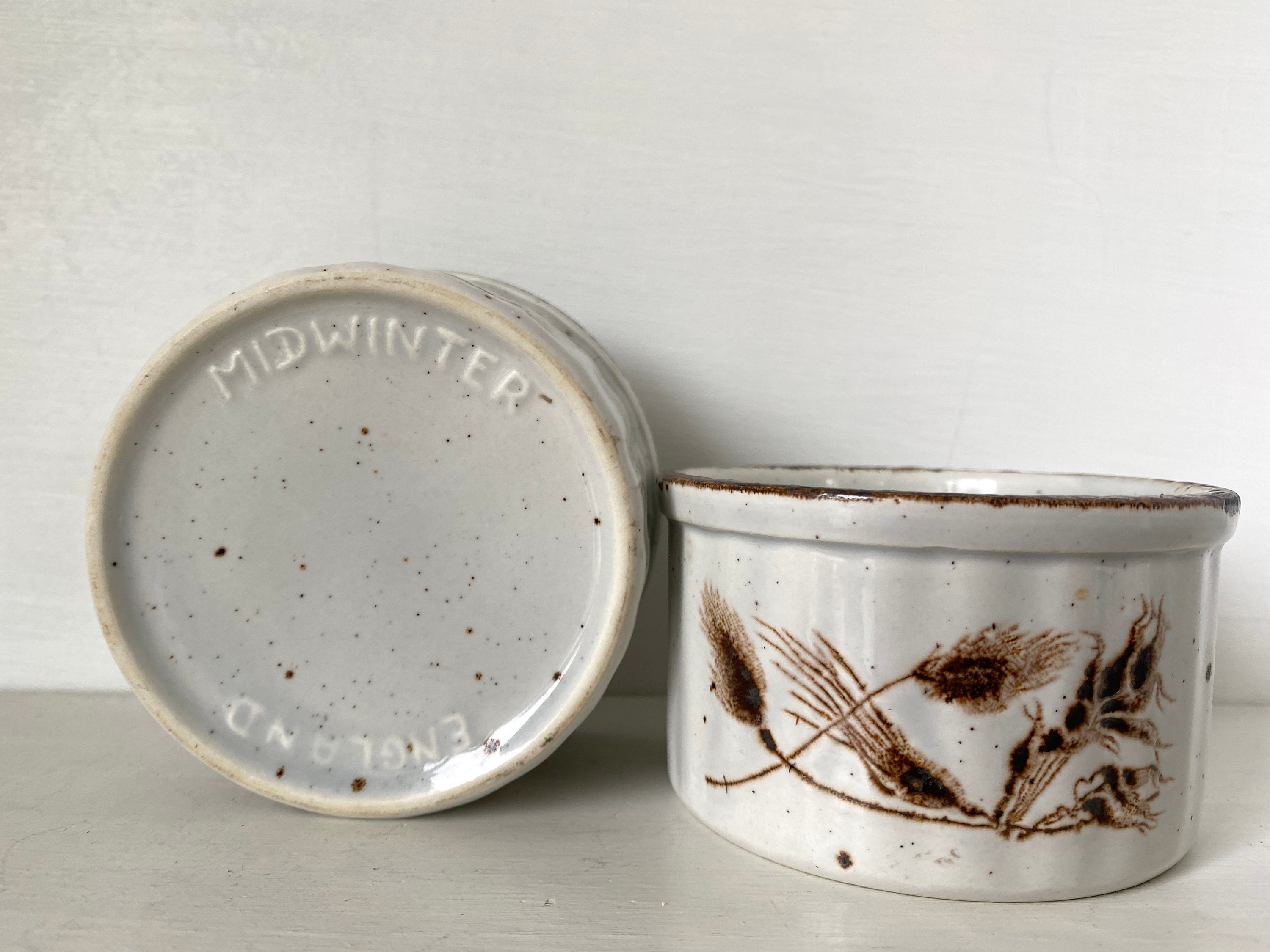 2 Stonehenge Midwinter Ceramic Ramekins Wild Oats England Etsy Ireland