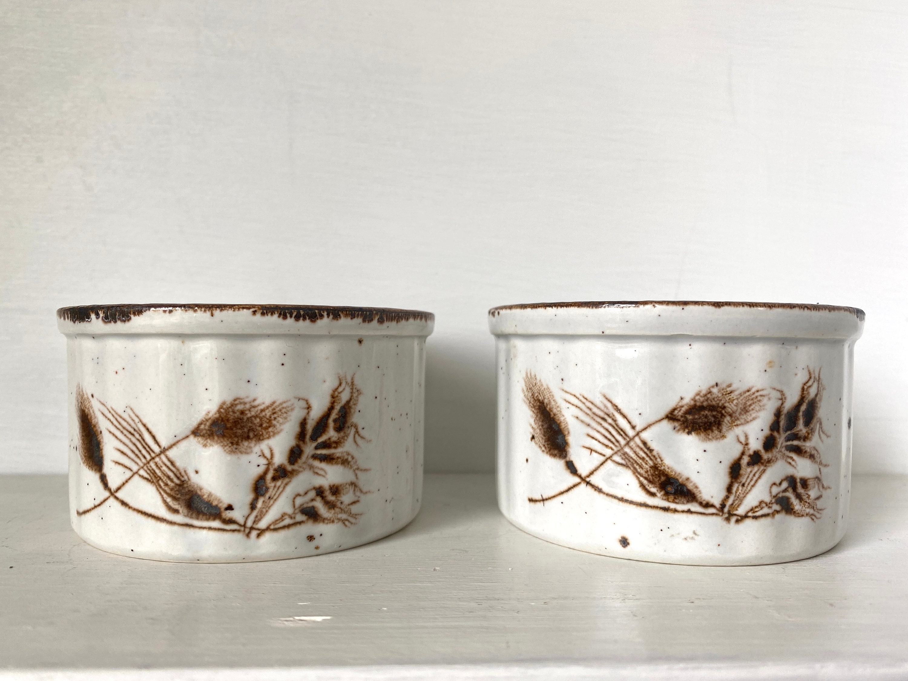 2 Stonehenge Midwinter Ceramic Ramekins Wild Oats England Etsy Ireland