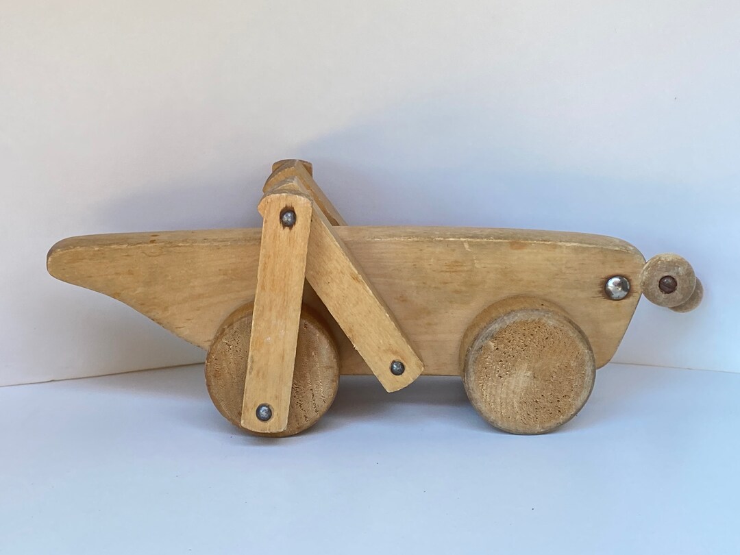 Wood Articulated Push Toy From Finland Etsy