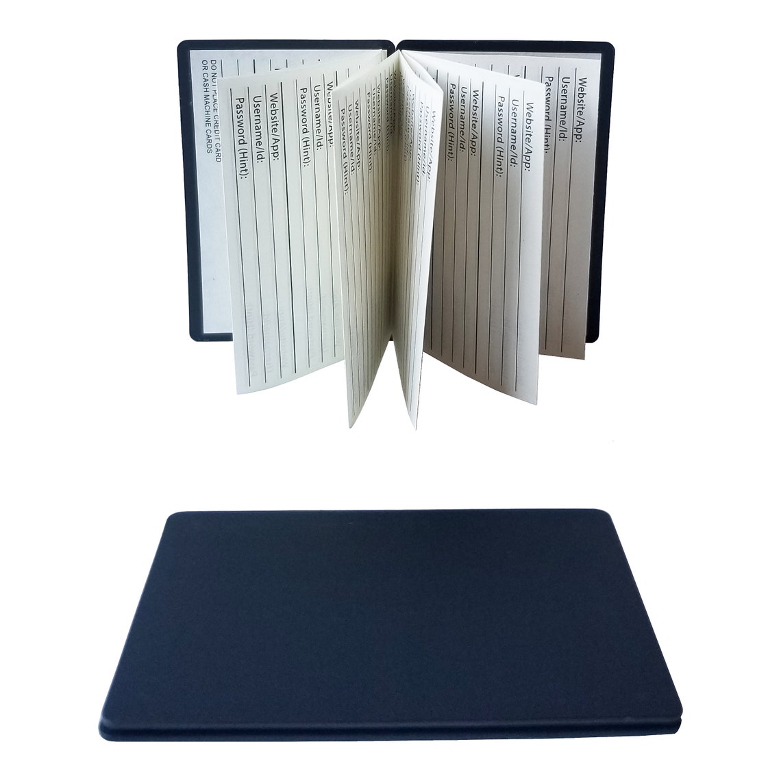 Password Keeper Credit Card Size Pocket Password Etsy