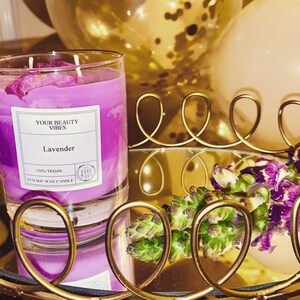 Lavender Scented Candle 30cl Hand Made 100% Vegan.