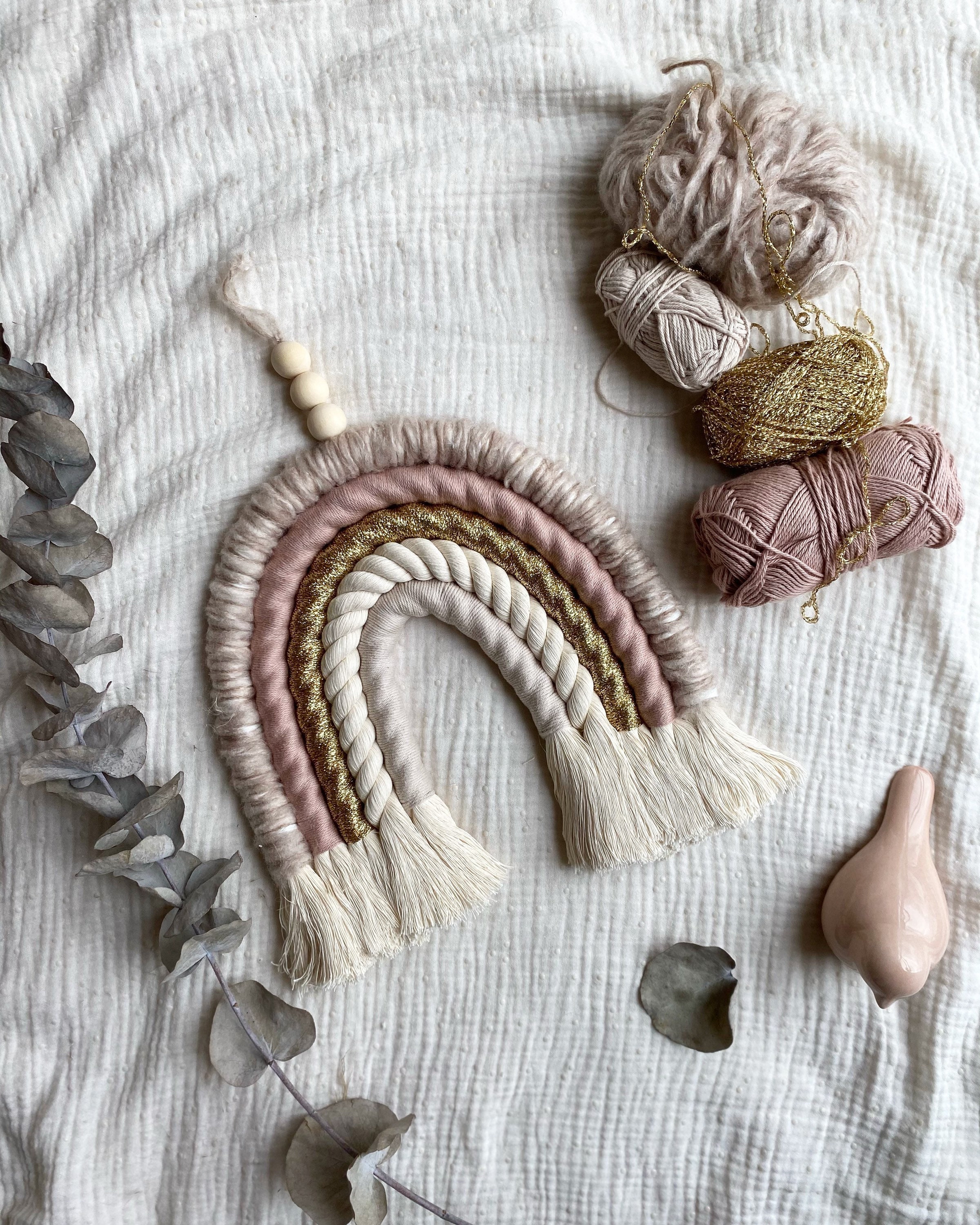 Arc-En-Ciel Macramé, Laine & Coton Le Bonbon 