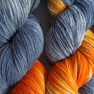 Sock yarn hand-dyed "Robin" 4ply