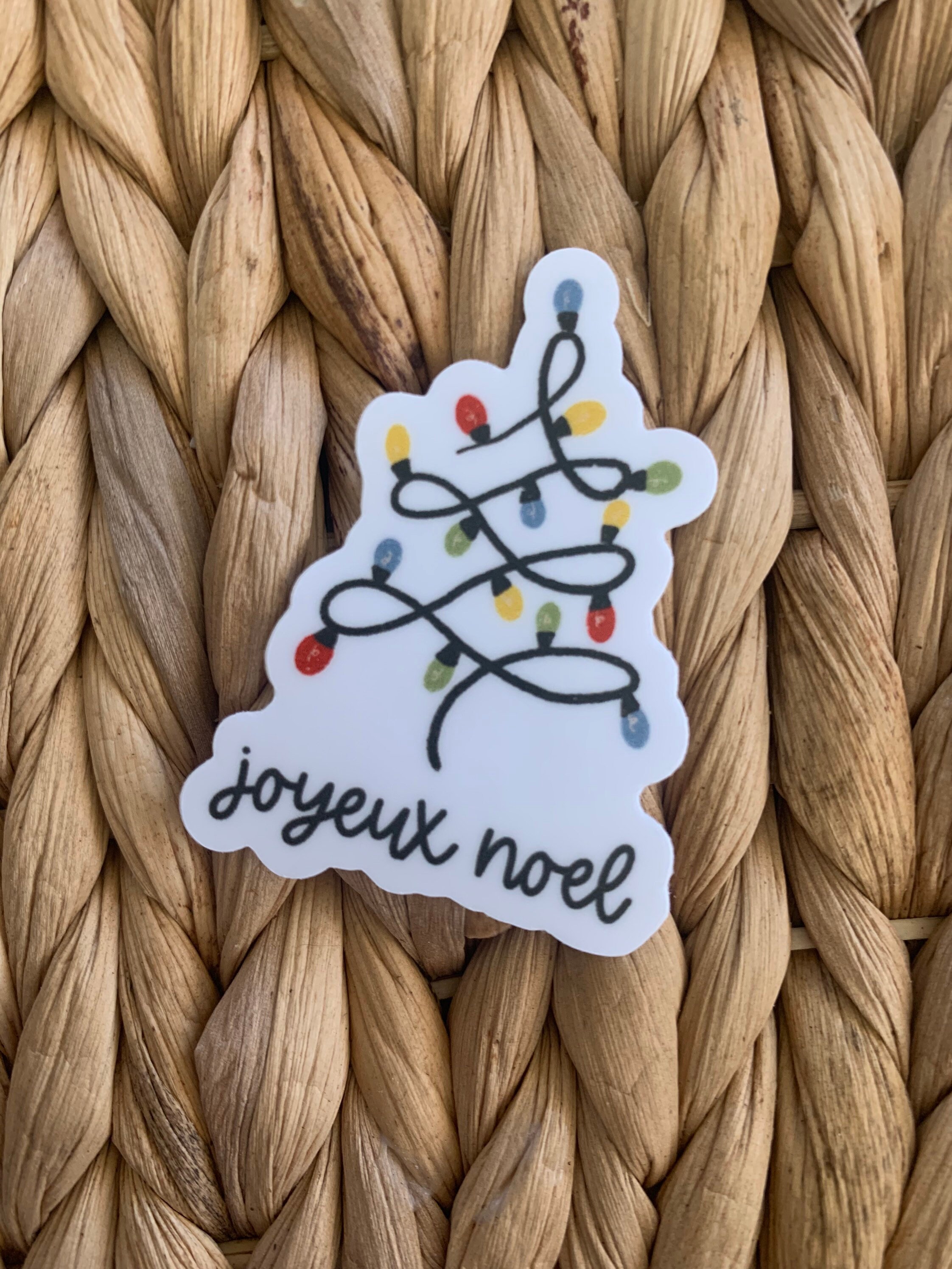 Sticker Noël décoration joyeux noël - Autocollants stickers adhésifs noël -  décoration fêtes - 120x130cm