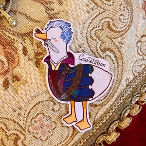BG3 Goosetarion Vampire Goose Vinyl Sticker / Vampir DnD Aufkleber / Wasserabweisend / Pale Elf Fanart / Geschenkidee