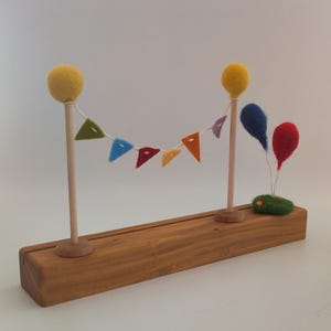 Geburtstagsring | Kartenhalter Holz | Jahresring | Geburtstagstisch - Dekoration - Waldorf - Montessori Zubehör