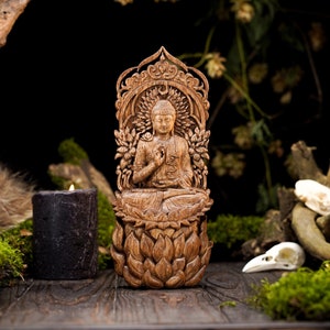 Buddha statue, Gautama Buddha statue, wooden god statue, meditation buddha statue, Buddhism, buddhism, hand carved buddha