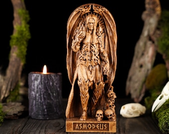 Asmodeus Demon statue, Asmodeus Demon figure, Asmodeus Demon Occult decor, Satanic statue, Asmodeus demon statue, Custom pagan statue