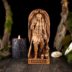 Asmodeus Demon statue, Asmodeus Demon figure, Asmodeus Demon Occult decor, Satanic statue, Asmodeus demon statue, Custom pagan statue