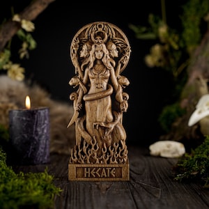 Hecate goddess statue