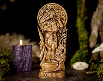 Danu Celtic statue, Danu Celtic Goddess, Irish mythology, Danu goddess statue, pagan statue, celtic pantheon, pagan altar