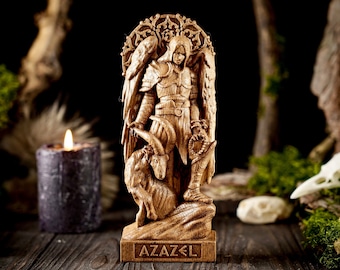 Azazel statue, Demon figure, Fallen angel statue, Demon Lucifer Occult decor, Satanic statue, Azazel demon statue, Custom pagan statue