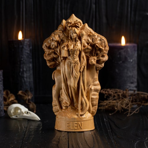 ELEN Celtic Figurine Irish Mythology Celtic Statue Pagans Etsy