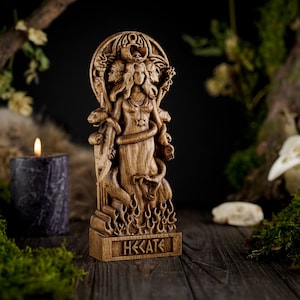 Wooden greek goddess
