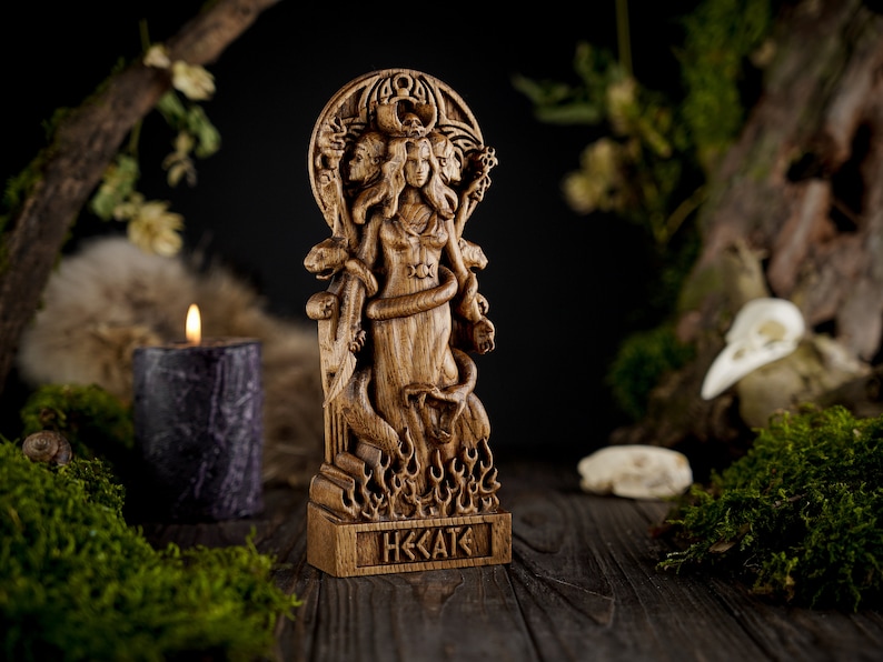 Wooden greek goddess