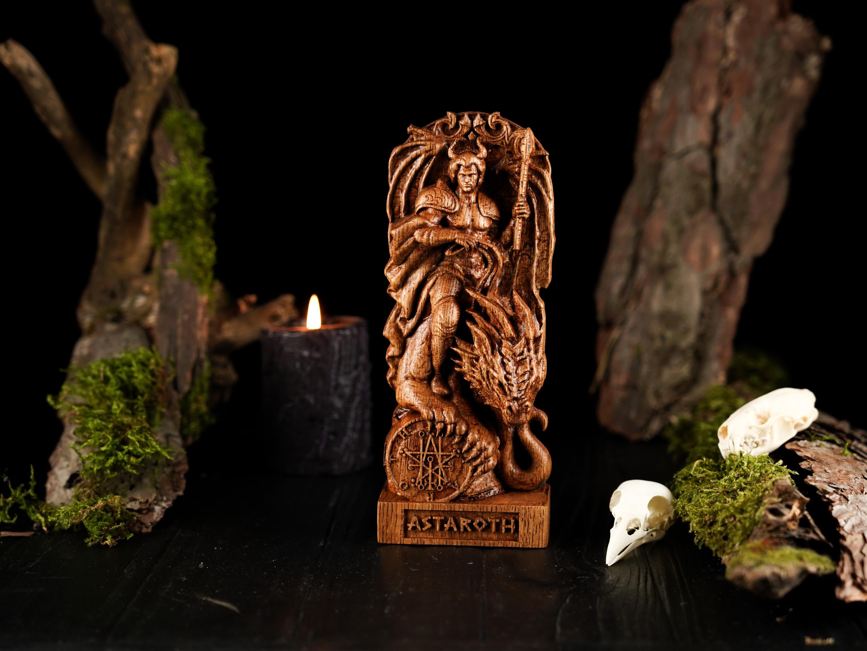 Astaroth Demon Statue, Astaroth Goetia, Goetia Demon Figurine, Occult ...