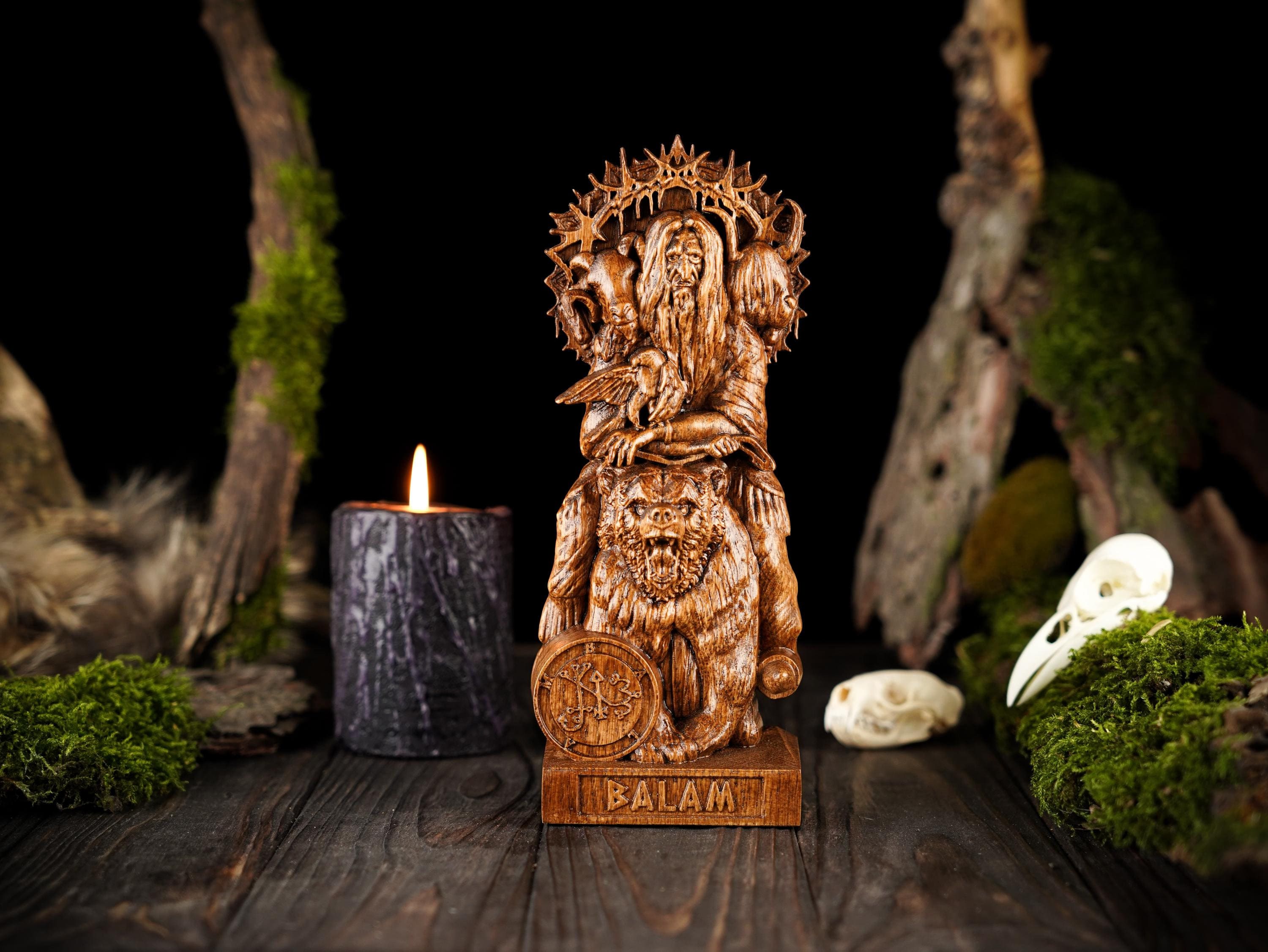 Balam Demon Statue, Balam King Figure, Balam Demon, Demon Balam Occult  Decor, Satanic Statue, Balam Demon Statue, Custom Pagan Statue - Etsy Israel, image size:3000x2252