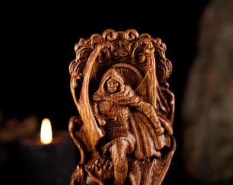ヴァラクの悪魔像、ゴエティアの悪魔像、オカルト祭壇の偶像、神秘的な