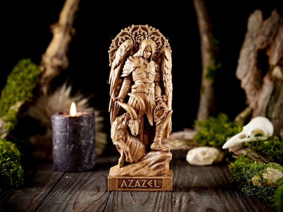アザゼル像、悪魔の像、堕天使像、悪魔ルシファーオカルト装飾、悪魔の