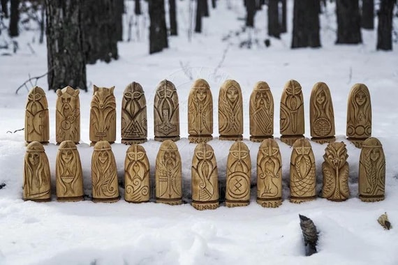 Custom Norse God statue, viking statue, pagans, norse paganism, norse pantheon, allfather, hand carved statue, viking gift, custom statue