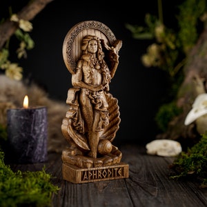Greek goddess statue