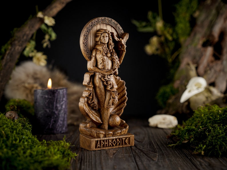 Greek goddess statue