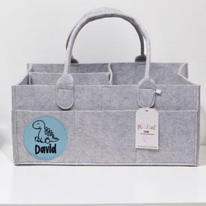 Personalized Nursery Bag, Custom Baby Gift, Baby Shower Gift, Diaper Caddy Bag, Personalized Baby Organizer, Nursery Storage, Newborn Gift