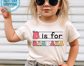 Custom Kids Name Back To School Shirt Shirt, Toddler First Day of School Tee Kindergarten Shirt With Name, First Day School Outfit