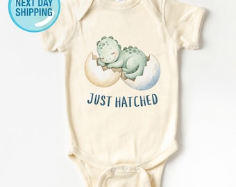 Just Hatched Baby Onesies®, Cute Dinosaur Newborn Bodysuit
