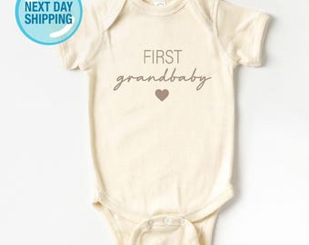 First Grandbaby Bodysuit Brand, Announcement Baby Bodysuit, Hi Grandparents Baby Outfit, Pregnancy Reveal Bodysuit, Baby Shower Gift