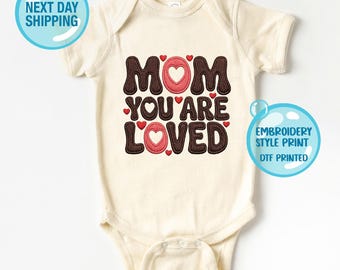 Body para bebé del Día de la Madre: Conjunto "Mamá, te quiero"