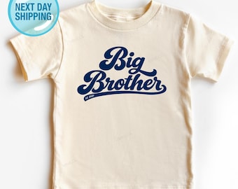 Retro Big Brother Graphic Tee: Custom Est. Year, Gift For Son