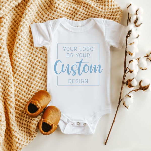 Custom Baby Bodysuits, Your Design or Logo Printed Directly Onto a Bodysuit, Custom Design Toddler Shirt, Custom Text Printed Kids Outfit