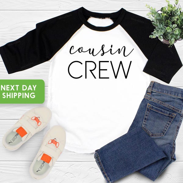 Cousin Crew Kids Shirt: Matching Cousin Tribe Toddler Tee for Family Reunion