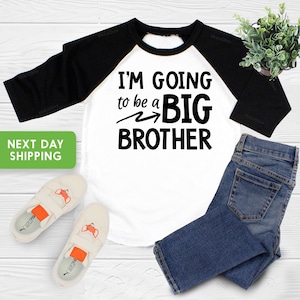 I&#39;m Going To Be A Big Brother Shirt, Pregnancy Announcement, Pregnancy Reveal Shirt, Big Brother Shirt