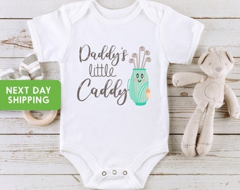 Daddy's Golfing Buddy Onesie®, Daddy's Little Caddy, Cute Father's Day Onesie®, Golfing Buddy Toddler Shirt, Daddy's Caddy Toddler Shirt