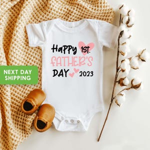 Notre première grenouillère pour fille pour la fête des pères®, joli body pour la fête des pères, cadeau pour la fête des pères, grenouillère I Love Daddy®