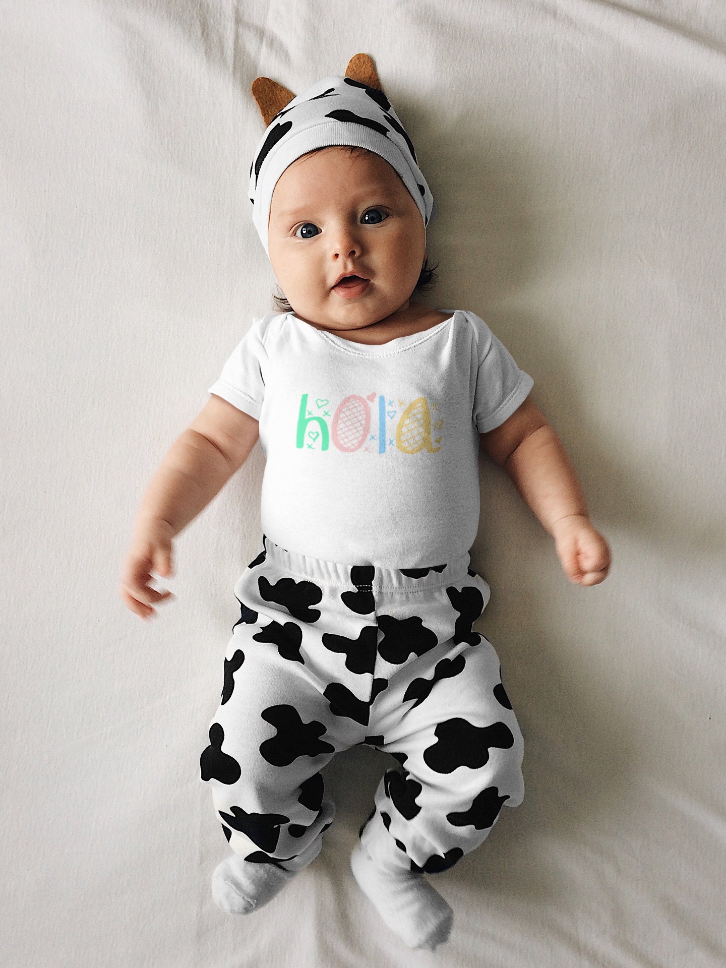 Hola Baby Onesie® Cute Spanish Onesie® Spanish Baby Onesie® Etsy