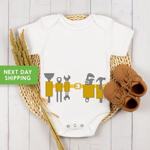 Tool Belt Onesie®, Tool Belt, Baby Carpenter, Baby Construction Worker, Future Carpenter, Construction Dad, Baby Announcement, Tool Belt